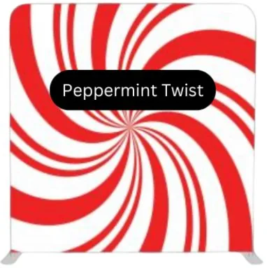 Peppermint Twist photo booth backdrop Virginia Beach